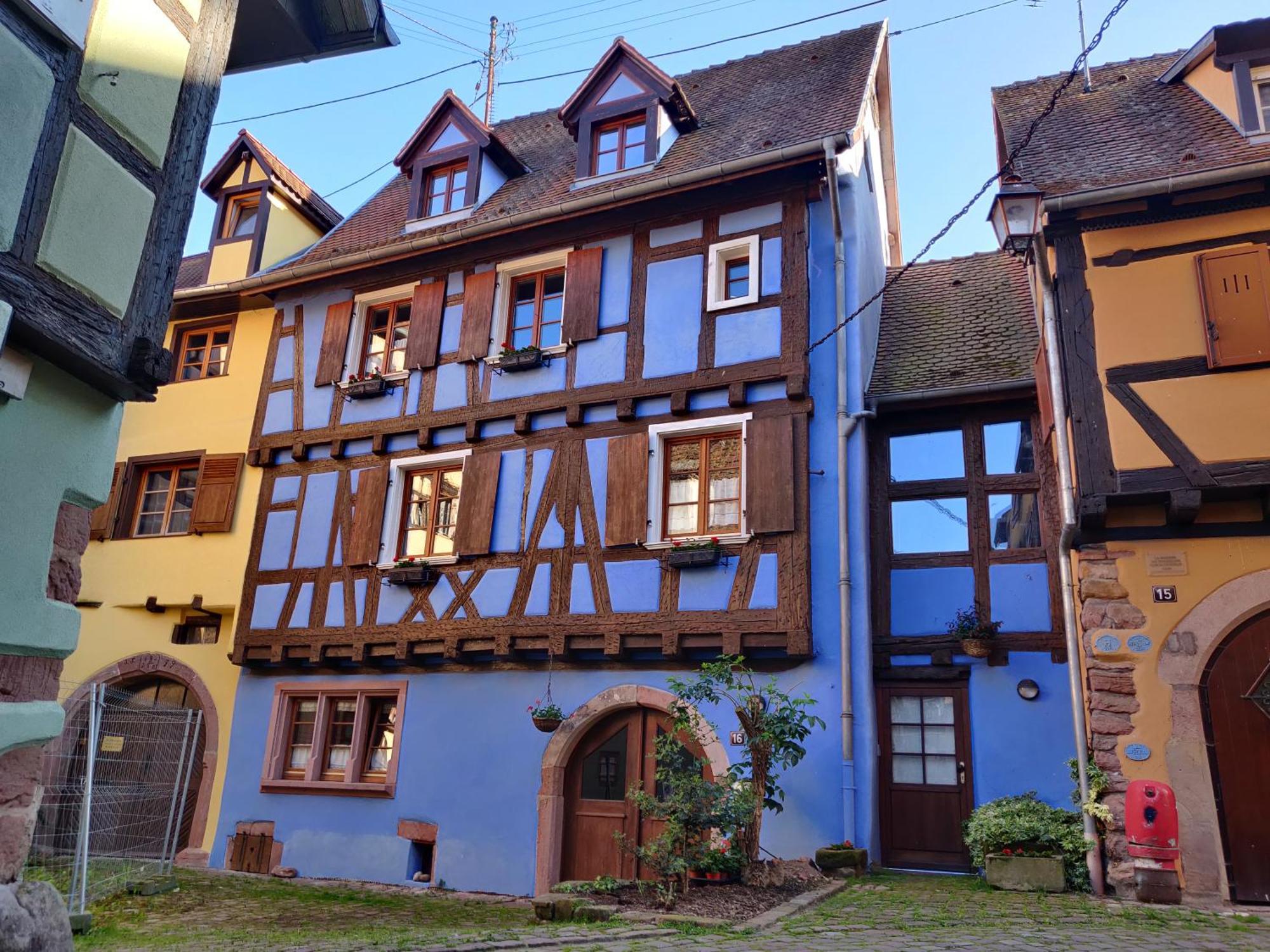 La Maison Bleue - Historic House In The Heart Of Riquewihr Dış mekan fotoğraf